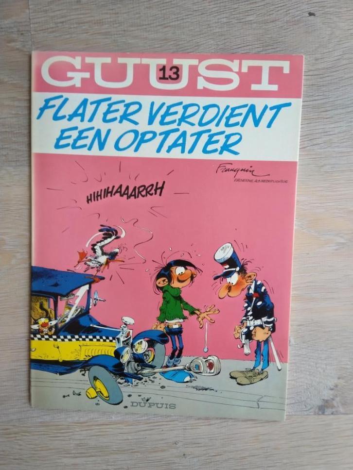 Guust - Flater verdient een optater (deel 13), Boeken, Stripboeken, Gelezen, Eén stripboek, Ophalen of Verzenden