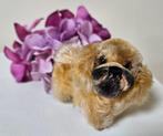 Steiff hond hondje beer Peky pekinees pekineesje 6cm mohair, Ophalen of Verzenden