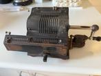 Brunsviga antieke rekenmachine, bruin., Ophalen of Verzenden