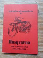 Husqvarna 120 cc instructieboekje, Ophalen of Verzenden, Overige merken