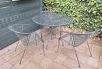 Mooi ijzeren tuinstel, Tuin en Terras, Ophalen, Overige materialen, Gebruikt, 3 zitplaatsen