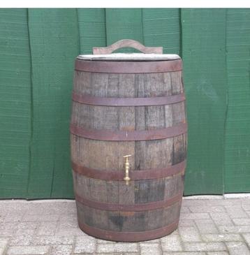regenton old look 200ltr inclusief messing kraantje deksel  beschikbaar voor biedingen