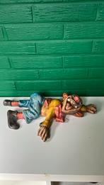 Decoratief clownbeeldje – gesigneerd Tiny 1998 (44 x 26 cm), Ophalen of Verzenden