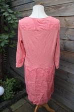 Jurk oranje Sandwich-Linen mt 44 Vaste prijs AANBIEDING, Maat 42/44 (L), Oranje, Ophalen of Verzenden, Zo goed als nieuw