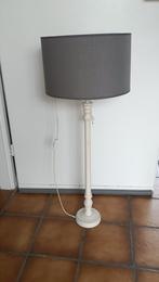 Mooie staande schemerlamp, hoogte 90 cm. Grijze kap., Ophalen of Verzenden, 150 tot 200 cm