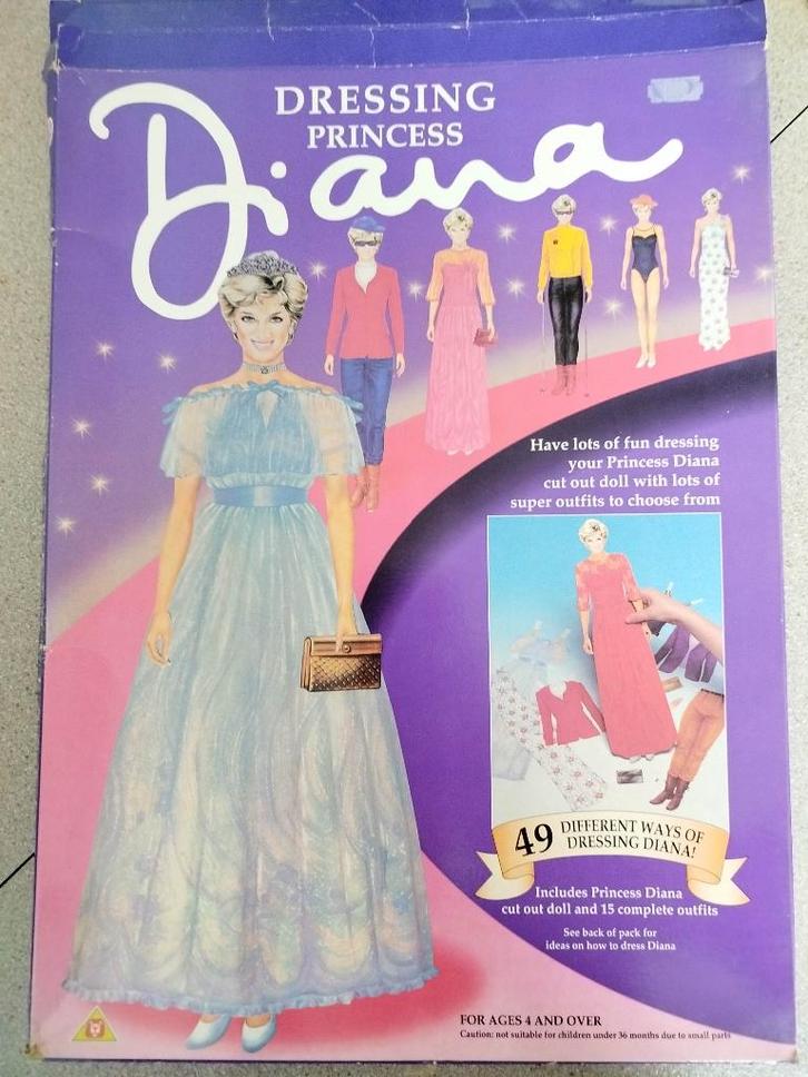 Aankleedpop prinses Diana, Verzamelen, Koninklijk Huis en Royalty, Zo goed als nieuw, Overige typen, Buitenland, Ophalen of Verzenden