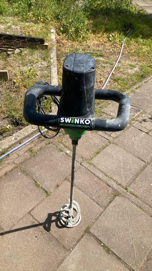 Swinko hand-machine mixer MXT 100.1, Doe-het-zelf en Verbouw, Betonmolens, Zo goed als nieuw, Ophalen of Verzenden