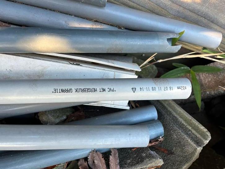 PVC Buizen - Verschillende Maten, Doe-het-zelf en Verbouw, Buizen en Afvoer, Gebruikt, Rechte buis, Pvc, 2 tot 4 meter, 80 mm of meer
