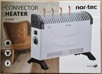 Nor-Tec Convector Heater Nortec Kachel [NIEUW in Doos], Ophalen, 30 tot 80 cm, Minder dan 60 cm, 800 watt of meer