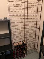 Wijnrek voor 100 flessen, Ophalen, Zo goed als nieuw, 25 flessen of meer, Metaal