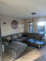 Microleder u-bank, Huis en Inrichting, Ophalen, Gebruikt, Stof