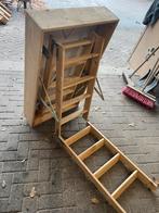Novoferm vlieringtrap 3 delig, Doe-het-zelf en Verbouw, Ladders en Trappen, Ophalen, Trap, Zo goed als nieuw, Opvouwbaar of Inschuifbaar
