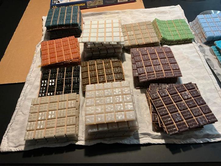 Glasmozaïek tegels - Diverse kleuren, Hobby en Vrije tijd, Knutselen, Nieuw, Materiaal, Ophalen