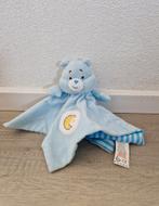 Carebears knuffeldoek knuffeldoekje baby blauw maan, Ophalen of Verzenden, Zo goed als nieuw, Overige typen