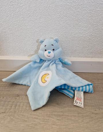 Carebears knuffeldoek knuffeldoekje baby blauw maan  beschikbaar voor biedingen