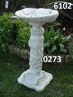 Zuil met waterbak schelp, Tuin en Terras, Vogelhuisjes en Vogelbaden, Ophalen, Nieuw