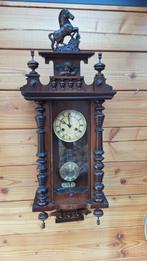 Regulateur paarden klok. 90 cm, Antiek en Kunst, Antiek | Klokken, Ophalen of Verzenden