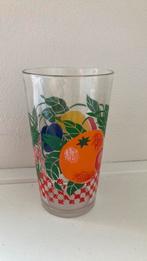 Vintage limonade drink glazen 4 stuks, Ophalen of Verzenden, Zo goed als nieuw