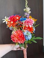 Bruidsboeket van zijden bloemen (te huur), Huis en Inrichting, Woonaccessoires | Kunstplanten en Kunstbloemen, Ophalen, Zo goed als nieuw