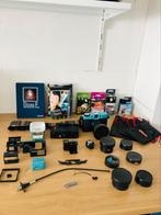 Lomography deluxe cameraset in vintage camerakoffer, Ophalen of Verzenden, Zo goed als nieuw, Spiegelreflex, Overige Merken
