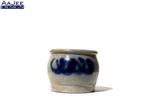 Keulse pot met blauwe decoratie – Keulse zoutpot, Antiek en Kunst, Antiek | Keramiek en Aardewerk, Ophalen of Verzenden