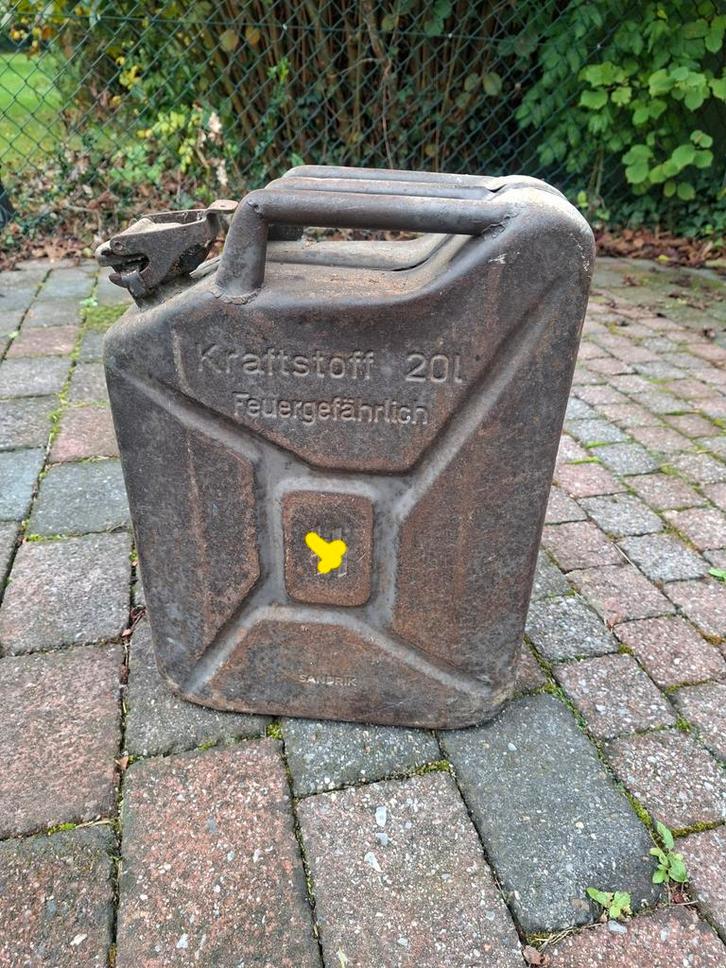 Jerrycan Duits wo2 -waffen xx-, Verzamelen, Militaria | Tweede Wereldoorlog, Landmacht, Overige typen, Duitsland, Ophalen of Verzenden