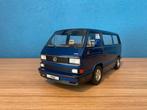 VW T3 Multivan 1:18 KK-Scale Blauw Limited Edition, Ophalen of Verzenden, Zo goed als nieuw, Auto, Overige merken
