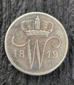 10 cent 1819 Willem 1 replicaverzamelmunt, Verzenden, Koning Willem I, 10 cent