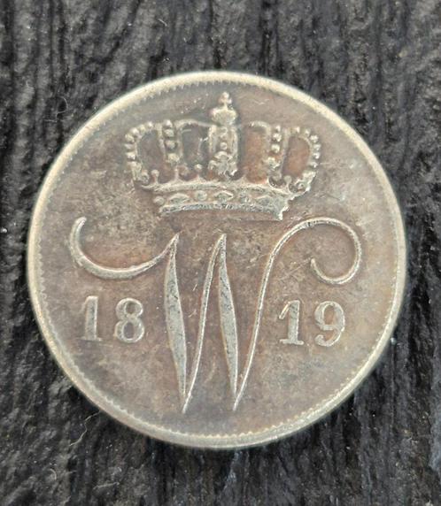 10 cent 1819 Willem 1 replicaverzamelmunt, Postzegels en Munten, Munten | Nederland, 10 cent, Koning Willem I, Verzenden