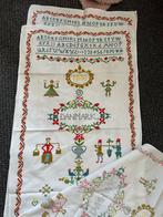 3x Vintage ‘50 ‘60 jaren Linnen Theedoek Denemarken Danmark, Antiek en Kunst, Ophalen of Verzenden