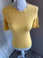 Geel gebreide top van Vero Moda. Maat XS., Verzenden, Vero Moda, Geel, Korte mouw