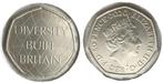 Engeland - 50P / 50 penny 2020 UNC -Diversity build brittain, Verzenden, Overige landen, Losse munt