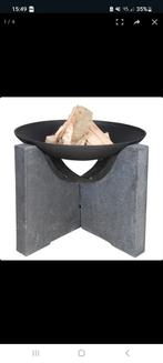 Esschert Design vuurschaal op granito voet, Tuin en Terras, Ophalen, Gebruikt
