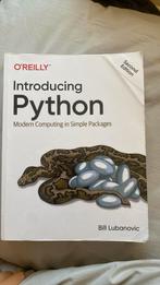 Introducing python boek, Ophalen of Verzenden, Gelezen, Programmeertaal of Theorie, Bill lubanovic