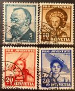 Zwitserland 3 series Pro Juventute gestempeld, Postzegels en Munten, Verzenden, Gestempeld
