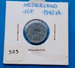 Nederland 1 Cent 1942 Zink - Wilhelmina, Postzegels en Munten, Munten | Nederland, Ophalen of Verzenden, Koningin Wilhelmina, 1 cent