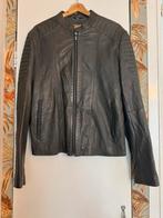 Goosecraft leren bikerjack heren maat L, Kleding | Heren, Ophalen of Verzenden, Zo goed als nieuw, Maat 52/54 (L), Grijs