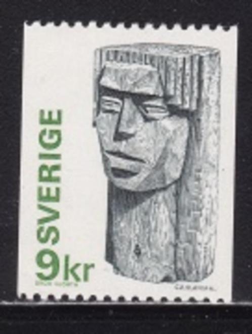1030 - Zweden michel 958 postfris Meisjeshoofd Houtsculptuur, Postzegels en Munten, Postzegels | Europa | Scandinavië, Postfris