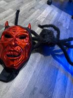 Halloween Masker + Spin, Kinderen en Baby's, Carnavalskleding en Verkleedspullen, Ophalen of Verzenden, Nieuw, 104 of kleiner