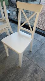 Stoel Ingolf ikea, Huis en Inrichting, Stoelen, Ophalen, Gebruikt, Wit, Vijf, Zes of meer stoelen
