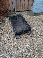 Lekbak met wielen, Doe-het-zelf en Verbouw, Transportwagens, 100 liter of meer, Ophalen of Verzenden, Zo goed als nieuw, Transportkar