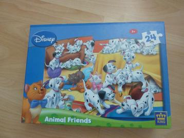 kinderpuzzel Disney Animal Friends 101 dalmatiërs  beschikbaar voor biedingen