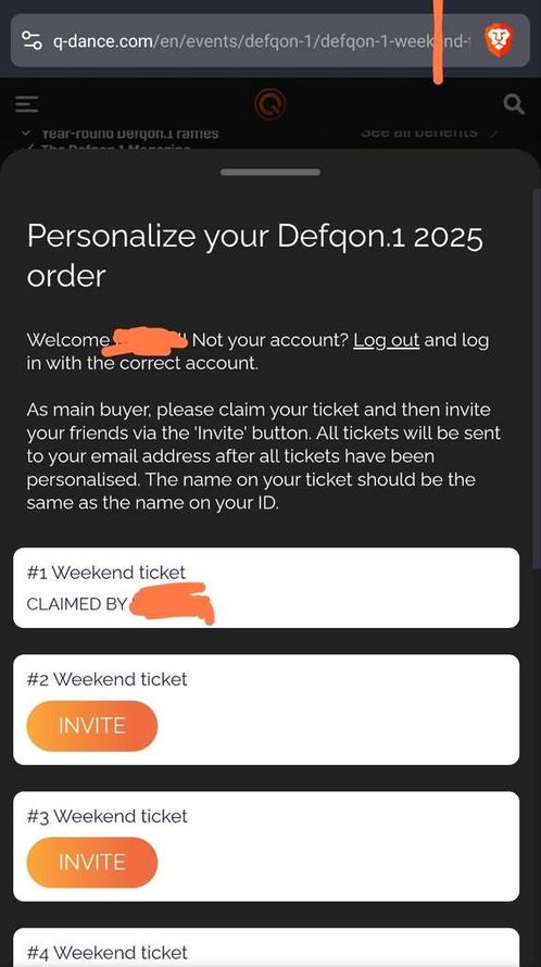 DefQon.1 Weekend Ticket, Tickets en Kaartjes, Kortingen en Cadeaubonnen, Eén persoon, Overige typen