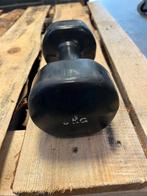 1 x 6 kg rubberen dumbell gewicht, Gebruikt, Ophalen of Verzenden, Dumbbell