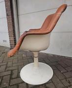 Vintage Space Age Stoel Yrjö Kukkapuro scandinavisch design, Gebruikt, Bruin, Ophalen of Verzenden, Space Age deens design artifort mid century modern