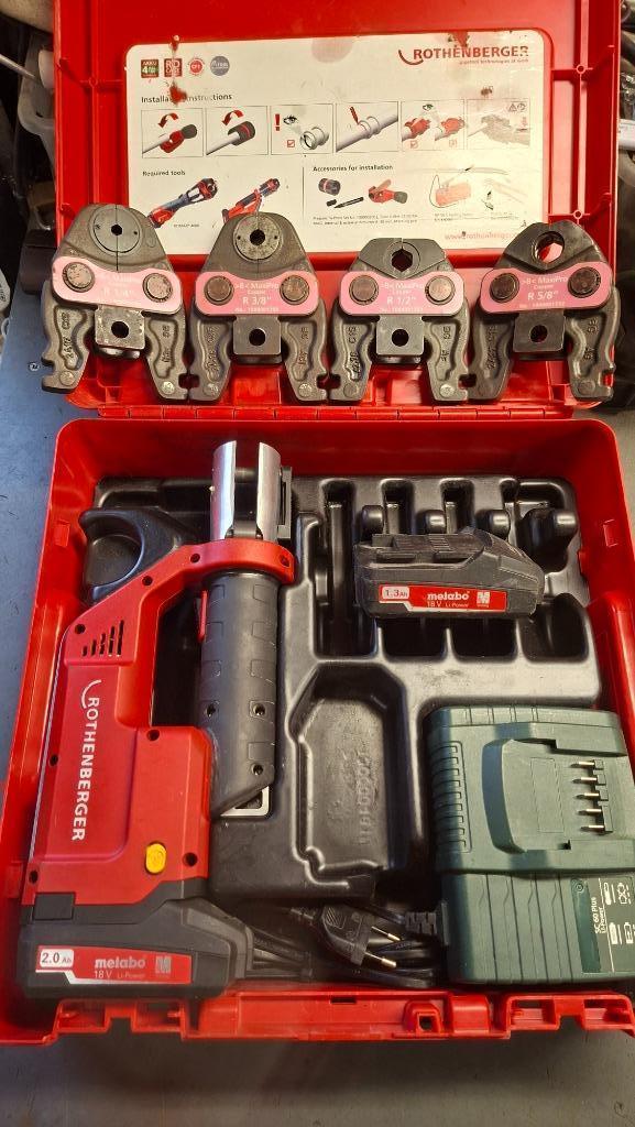 Rothenberger Compact TT Accu perstang voor Airco leidingen, Auto diversen, Autogereedschap, Zo goed als nieuw, Ophalen of Verzenden