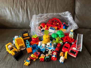 Grote Duplo verzameling: Trein, Voertuigen, Dieren & Meer! beschikbaar voor biedingen