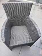 Wicker Tuinstoel - Comfortabel en Stijlvol!, Ophalen, Gebruikt, Wicker