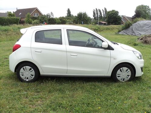 MITSUBISHI SPACE-STAR Bj-2017 A-BUMP.KRASJE.NIET.ZICHTBAAR, Auto diversen, Schadeauto's, Handgeschakeld, Benzine, Hatchback, Wit