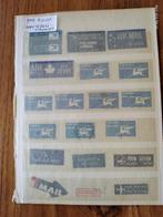 Par avion - airmail - R-aantekenstrookjes diverse landen !!, Ophalen of Verzenden, Buitenland